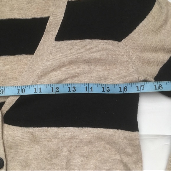 Gap cotton striped button front knit cardigan - Picture 3 of 7